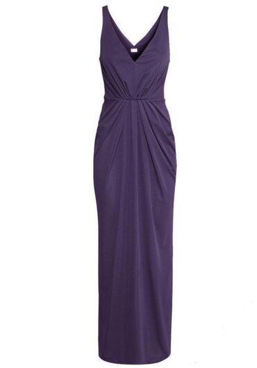 crna šljokičasta haljina: H&M M (EU 38), color - Purple, Other style, With the straps