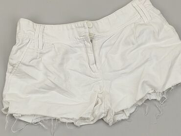 białe koronkowe bluzki z krótkim rękawem: Krótkie Spodenki Damskie, Springfield, M, stan - Bardzo dobry