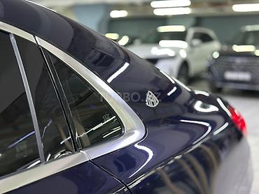 şüşə tavan: Mercedes-Maybach S 450 (2018) – toy maşını xidməti - Rəng: tünd mavi — 9