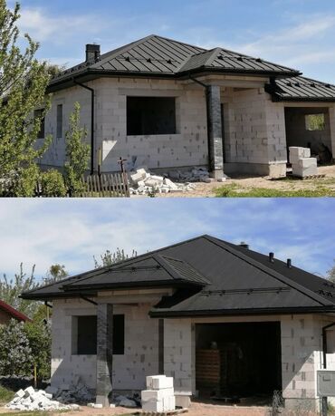 кык бишкек: Сделаем все виды кровли, любая сложность хайтек, 2.х скатный