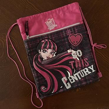 Uşaq dünyası: Monster High ipli çantası - Rəsmi Monster High dizaynı: ön hissədə — 1