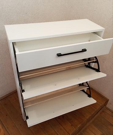 skafi: Yeni, 2 qapılı, Ağ, Ayaqqabı dolabı — 1