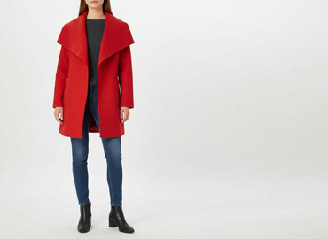 sukienki marynarka z paskiem: Women`s coat, size M