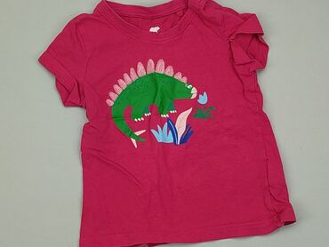 rozowa koszulka: T-shirt, Lupilu, 1.5-2 years, 86-92 cm, condition - Good