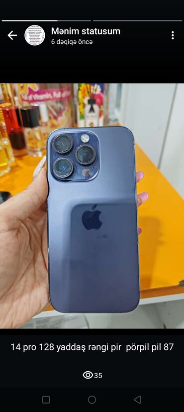 iphone 7 almaq: IPhone 14 Pro, 128 ГБ, Deep Purple, Face ID