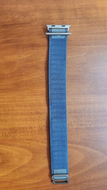 Digər qadın geyimləri: Orijinal Apple Watch Ultra kəmərləri. Green Alpine Loop 49mm. Blue — 10