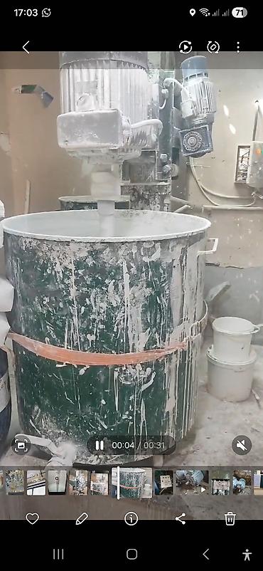 islenmis mator: 3 qazanımotor, invertor boya istehsalı üçün boya aparatı.9300 — 3