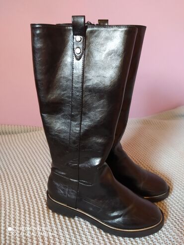 sandale ravne 2023: High boots, Zara, 36