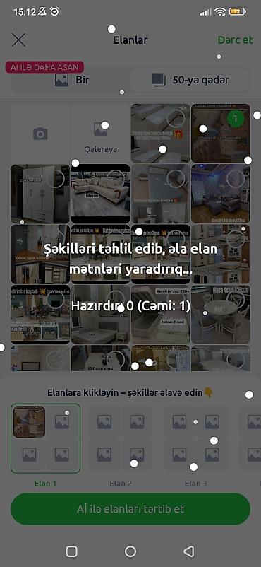 2el mebeler: Mebel paketi – seçilmiş modellər - Uşaq/yeni yetmə üçün çarpayı — 6