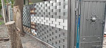 Навесы: Навес из поликарбоната с металлическим каркасом - — 22