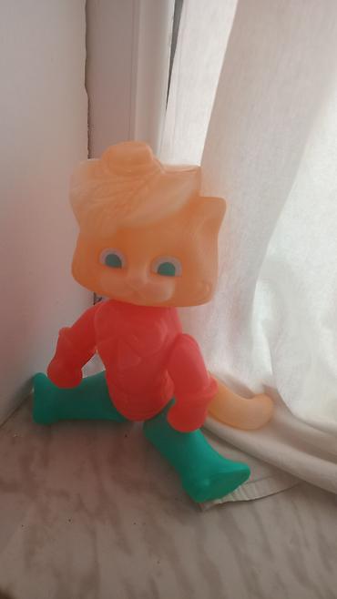 Oyuncaqlar: Uşaq oyuncaqları dəsti - Pişik obrazlı plastik fiqur: böyük başlı — 1