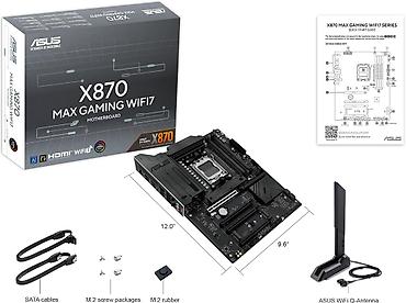 pc setup: Asus X870 MAX Gaming WIFI7 AM5 DDR5 Asus X870 MAX Gaming WIFI7 AM5 — 1