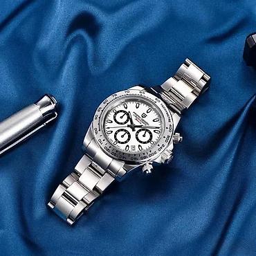 Ručni satovi: PAGANI DESIGN PD-1727 Sport- Beli/Panda-Rolex DaytonaHomage Potpuno — 2