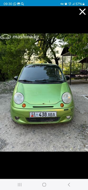 аренда авто бишкек матиз: Daewoo Matiz: 2004 г., 0.8 л, Автомат, Бензин, Хэтчбэк