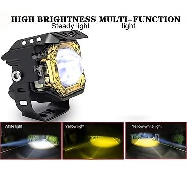 veliki tockovi: Moto reflektor
 led maglenka 
sa modovima svetla 
kopija Denali — 1