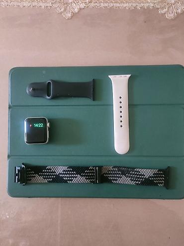 apple whatch 3: İşlənmiş, Smart saat, Apple, Suya davamlı, rəng - Gümüşü — 1