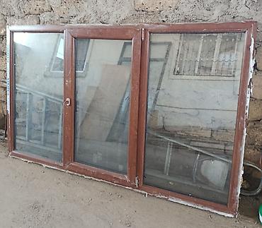 plastik: Plastik pencere karicniv 2eded eyni ölçüde, 1eded çift açılan110azn — 3