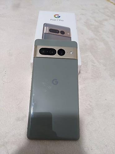 Google Pixel 7 Pro, Б/у, 128 ГБ, цвет - Зеленый, 2 SIM