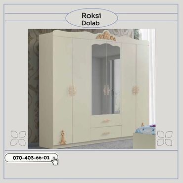 подвесные шкафы в спальню: Qarderob, paltar dolabı, Yeni, Açılan, Düz dolab
