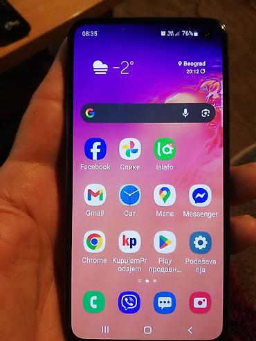Samsung: Samsung S10e 6/128 telefon ko nov slabo korišćen baterija odlična — 12