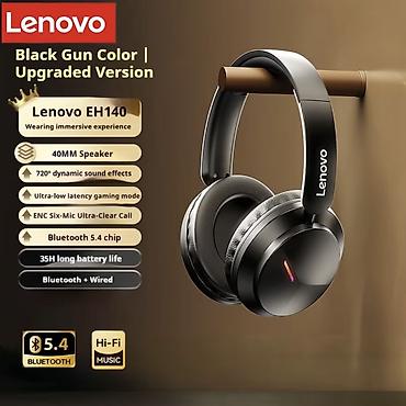 Yeni Simsiz (Bluetooth) Qulaqcıqlar, Lenovo, rəng - Qara