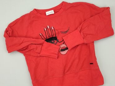 bluzki z cekinami: Sweatshirt, Coccodrillo, 9 years, 128-134 cm, condition - Very good