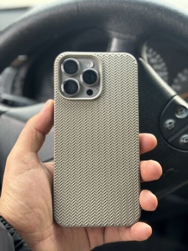 ноутбуки бу бишкек: IPhone 15 Pro, White Titanium, Каптама