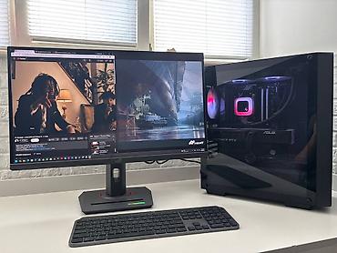 Masaüstü kompüterlər və iş stansiyaları: RTX 5070 / Ryzen 7 9700X / 32GB / ASUS ROG 4K 160Hz Продаю свой — 2
