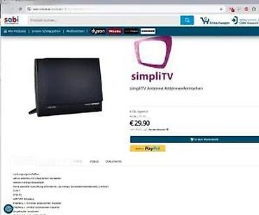 Aksesoari za TV i video: Sobna DVB-T/T2 antena simpliTV powered by KATHREIN - Aktivna — 14