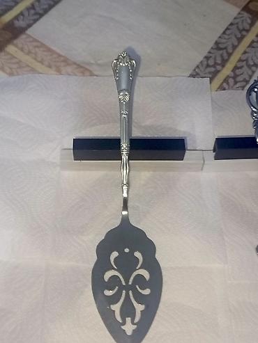 tort 8: Metal tort/piroq spatulası - Material: paslanmayan metal ərintisi — 3