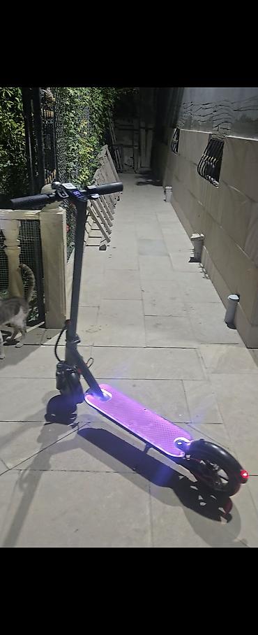 samokat az: Elektrik skuter – şəhər içi rahat və işıqlı sürüş üçün - Güclü ön LED — 6