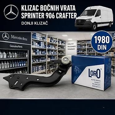 Bočna vrata: KLIZAC BOCNIH VRATA SPRINTER 906 CRAFTER VODJICA ROLERI SET | Klizac — 2