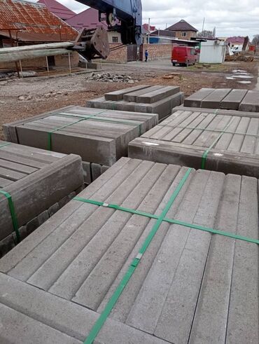 Брусчатка кирпич: Бордюр Бордюр дорожный Бордюр тротуарная Бордюр Прессованный — 16