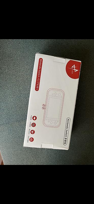 Техника и электроника: Новый чехол и стекло для Nintendo Switch, oled. Чехол качественный — 4