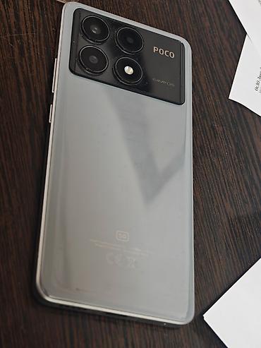 xbox wireless: Poco X6 Pro 5G, Б/у, 256 ГБ, цвет - Серебристый, 2 SIM — 1