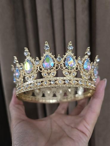 Аксессуары для волос: Аксессуар для волос, Диадема, Женские, Материал: Металл, Новый — 9