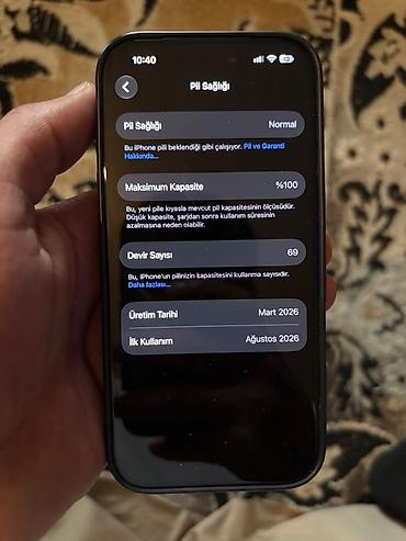 mobira talkman 450: IPhone 17 Pro, 256 GB, Mavi, Face ID — 3