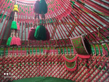 Аренда юрт: Аренда юрты, Каркас Деревянный, Более 100 баш, Стол, Казан, Посуда — 6