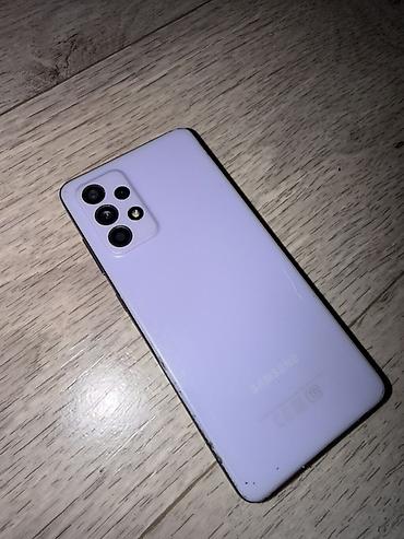note 2: Samsung Galaxy A52, Б/у, 128 ГБ, цвет - Фиолетовый, 2 SIM — 1