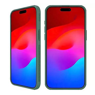 Maske i futrole za telefone: Maska Nillkin Scrub Pro za iPhone 15 Pro Max 6.7 zelena. Kataloški — 3