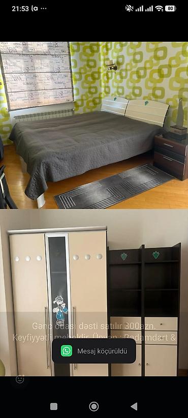 Gənc odası dəsti satılır 300azn. Keyfiyyətli mebeldir. Ünvan 
