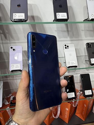 телефон баку: Honor 9X, 128 ГБ, цвет - Синий, Отпечаток пальца — 1