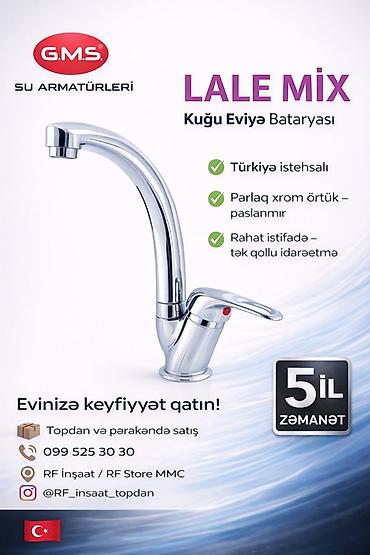 lülə: G.M.S. Su Armaturləri – LALE MIX “Kuğu Eviya” bataryası - Türkiyə — 1