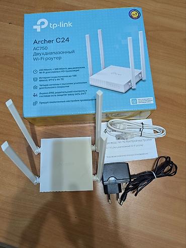 TP-Link Wi‑Fi роутер - в отличном состоянии, быстрый, эстетичный. -