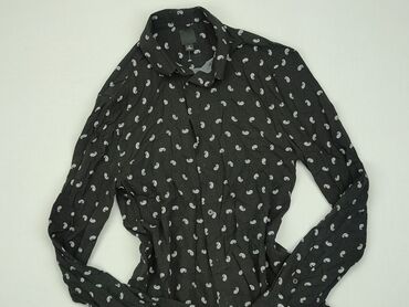 czarne bluzki w kropki: Koszula Damska, H&M, S, stan - Dobry