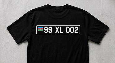 messi imzali forma: Qara rəngli uniseks T-shirt – fərdiləşdirilən “nömrə nişanı” dizaynı — 4