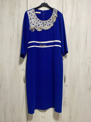 bershka crvena haljina: 9Fashion Woman 2XL (EU 44), bоја - Bordo, Dugih rukava