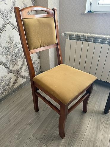 metbext desti: Yemək masası və 6 ədəd stul dəsti - Material: masanın üstü parlaq — 3