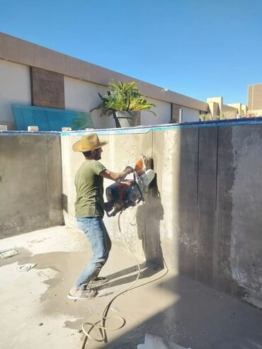Digər tikinti xidmətləri: Beton kəsmə beton deşmə beton kesen beton kesimi işləri profsional