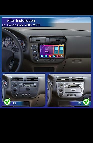 e6 3: Мультимедийная магнитола на Android для Honda Civi c 2000–2005 - — 2